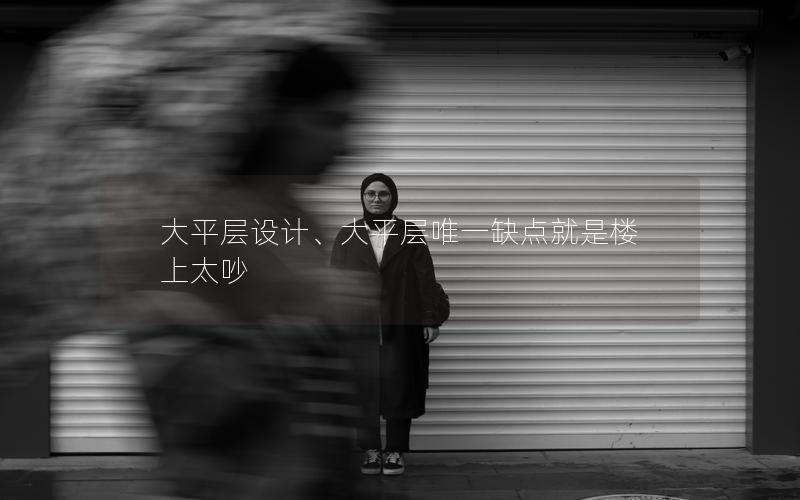 大平層設計、大平層唯一缺點就是樓上太吵